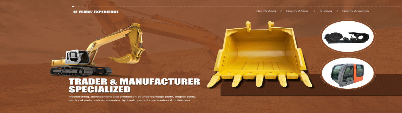 Excavatrice Spare Parts