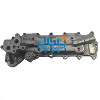 Pièces de machines de construction de la couverture latérale 4D105 de panneau de réfrigérant à huile d'OEM