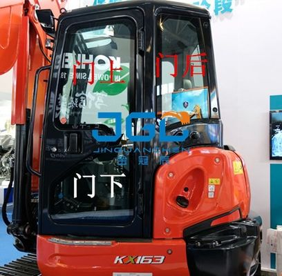 KX163-5 excavatrice Front Gear Rear Screen Left et portes droites et pare-brise de Windows