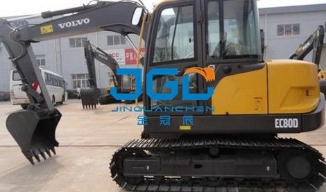 EC80D Excavateur engrenages avant et arrière fenêtres gauche et droite et pare-brise haut et bas
