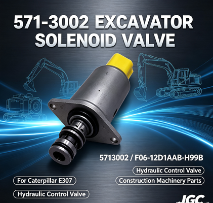 Pour 571-3002 5713002 Excavatrice E307 Vanne Solénoïde Hydraulique F06-12D1AAB-H99B