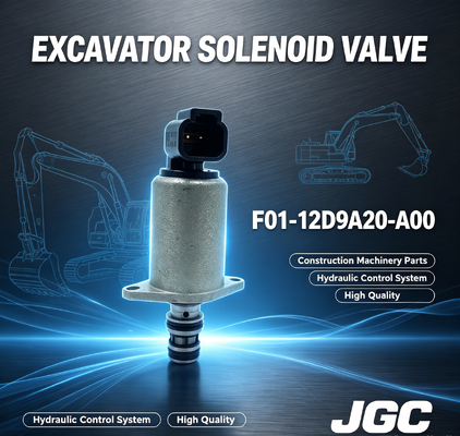 La soupape solénoïde de haute qualité F01-12D9A20-A00 est adaptée aux pièces de machines de construction pour excavatrices