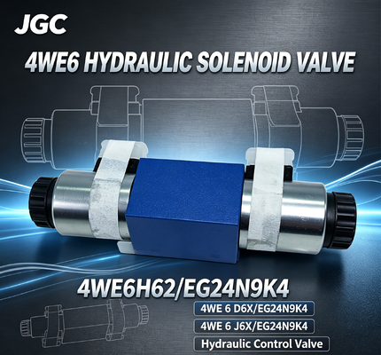 Vanne hydraulique 4WE6H62/EG24N9K4 Vanne solénoïde hydraulique 4WE 6 D6X/EG24N9K4 4WE 6 J6X/EG24N9K4