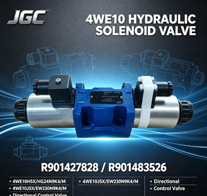 4WE10 Series R901427828 4WE10H5X/HG24N9K4/M R901483526 4WE10J5X/EW230N9K4/M Valve directionnelle hydraulique à commande par solénoïde