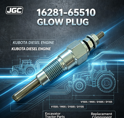 16281-65510 Bouchon lumineux pour moteur diesel Kubota V1505 D905 D1005 D1105 Pièces détachées de tracteur de pelle