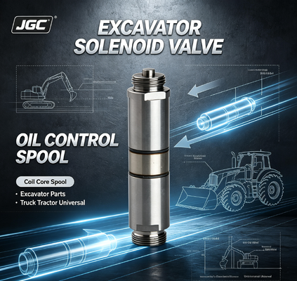 électrovanne d'excavatrice Pièces d'excavatrice Accessoires universels pour camions et tracteurs bobine noyau bobine vanne de commande d'huile