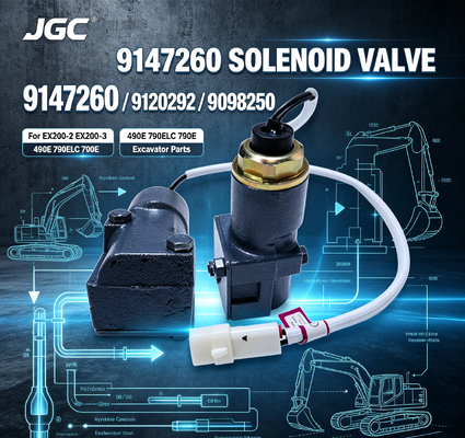 9147260 9120292 9098250 Électrovanne haute vitesse pour pelles EX200-2 EX200-3 490E 790ELC 790E