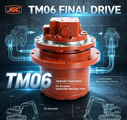 TM06 Pièces de machines de construction Moteur de translation hydraulique Assy Réducteur pour excavatrice