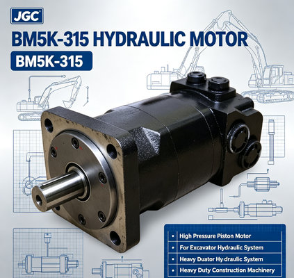 BM5K-315 moteur hydraulique moteur à piston haute pression pour excavatrice système hydraulique machines de construction lourdes