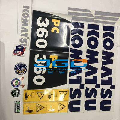 Autocollant de corps de machine de Spare Parts Whole d'excavatrice de PC130 PC160 PC200 PC240 PC360