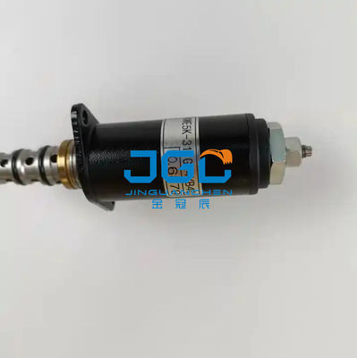 Vanne électromagnétique rotatoire hydraulique de la vanne électromagnétique de l'excavatrice SK200-6 G24YB40