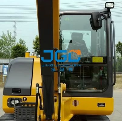 XE60D Excavatrice Pare-brise avant Porte inférieure avant Puits de lumière Bras droit Verre trempé