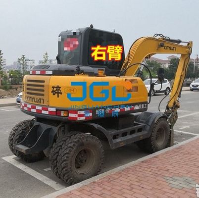 XYB75W-9 XYB75W-8T Excavatrice Verre Cabine Avant Porte Coulissante Inférieure Sur Le Côté Arrière Du Bras Droit En Verre Trempé