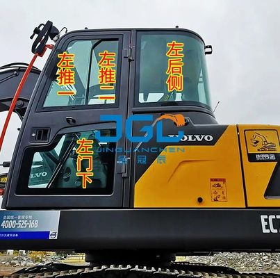 EC75D Excavatrice Verre Avant Supérieur Et Inférieur Gauche Porte Pousser Pare-Brise Arrière Droit Grand Puits De Lumière