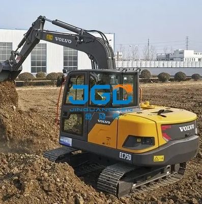 EC75D Excavatrice Verre Avant Supérieur Et Inférieur Gauche Porte Pousser Pare-Brise Arrière Droit Grand Puits De Lumière