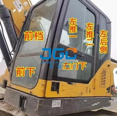 FR225D 220E 260E 150E 170E Excavatrice Avant Wind Gear Push And Pull Window Glass