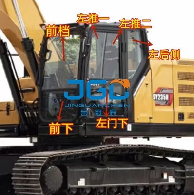 Excavatrice Verre 200C 205C 125C 245H 235H 155H 135C Verre Trempé