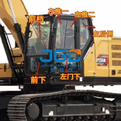 Excavatrice Verre trempé 200 205 215C 235 245 275 305H Cabine Pare-brise