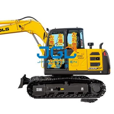 E690H/635/655/675/685 Excavatrice Pare-brise Courbure latérale arrière Bras droit Puits de lumière