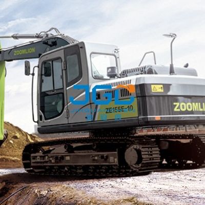 Le train avant de l'excavatrice 205E 365E 245E 155E-10 pousse vers le bas et tire la vitre arrière de la porte de la fenêtre