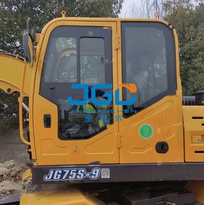 Verre d'excavatrice JG75S-9 95Z Pare-brise avant Portes supérieures et inférieures Bras arrière droit Verre de lucarne
