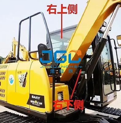 Pare-brise avant en verre pour excavatrice 60D 60E2-H porte gauche supérieure et vitesse arrière inférieure