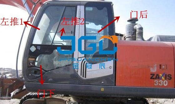 Porte Windows Front And Rear Glass de pare-brise de Cab Glass ZAX330 d'excavatrice