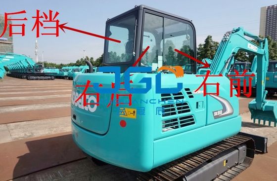 De l'excavatrice SK60-8 de Front Gear Rear Door And de fenêtre pare-brise de bras supérieur et inférieur à gauche et à droite