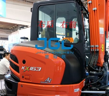 KX163-5 excavatrice Front Gear Rear Screen Left et portes droites et pare-brise de Windows