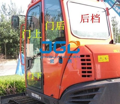 KX185-3 excavatrice Front And Rear Gears Left et pare-brise de Windows et supérieurs et inférieurs droits