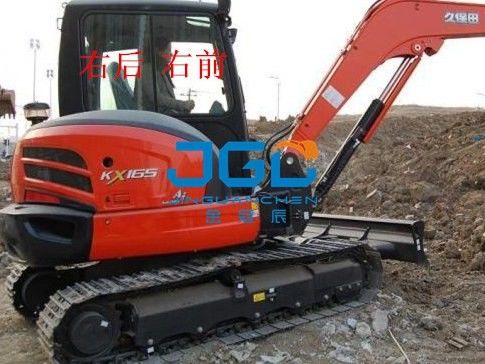 KX165-5 excavatrice Front Gear Rear Block Left et portes droites et pare-brise supérieur et inférieur de Windows