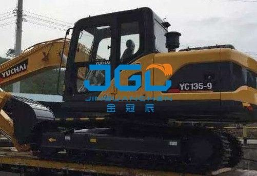 YC85-9 150 360 230 135-9 excavatrice Front And Rear Windshield, portes gauches et droites et Windows