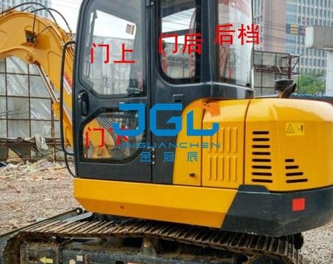 60V8 Excavateur avant et arrière pare-brise, gauche et droite portes et fenêtres