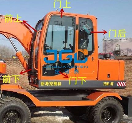 Excavatrice Glass Doors And Windows Front And Rear Skylight Windshield gauche et droit de XY75W-9T 85W-8T