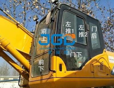 LG6225 excavatrice Glass Doors And Windows Front And Rear Windshield gauche et droit