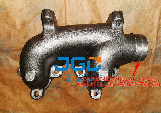 Système d'échappement des excavatrices en acier inoxydable de qualité supérieure Manifold d'échappement 6151-11-5130