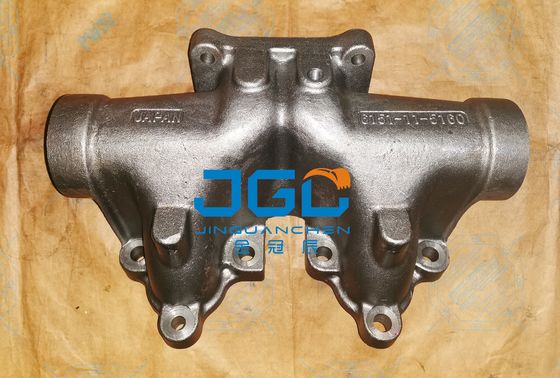 Le système d'échappement du moteur d'excavatrice 6151-11-5160
