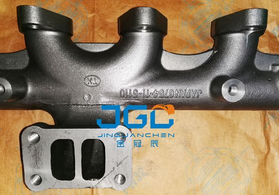 6D107 Pièces de moteur diesel, collecteur d'échappement court 6754-11-5110