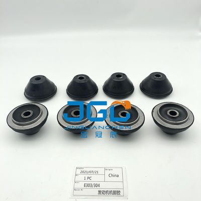 Excavateur E303 E304 Pièces de moteur diesel Coussin de support en caoutchouc pour moteur S3L Coussin