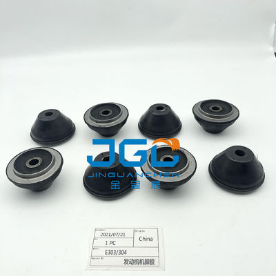 Excavateur E303 E304 Pièces de moteur diesel Coussin de support en caoutchouc pour moteur S3L Coussin