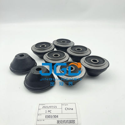 Excavateur E303 E304 Pièces de moteur diesel Coussin de support en caoutchouc pour moteur S3L Coussin
