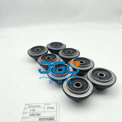 Excavateur E303 E304 Pièces de moteur diesel Coussin de support en caoutchouc pour moteur S3L Coussin
