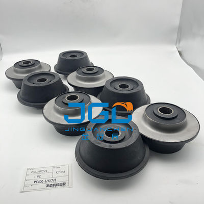 Fourniture de plusieurs types/tailles de supports en caoutchouc flexible pour moteur pièces de pièces d'excavatrice coussin moteur pour PC400-5-6-7-8