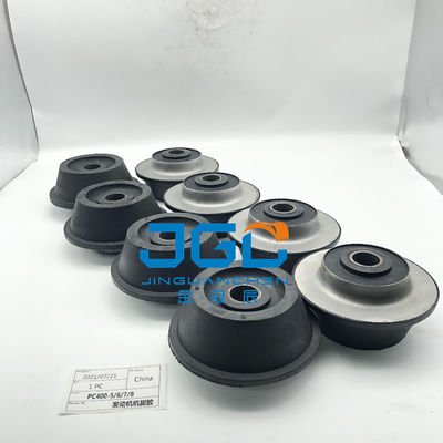 Fourniture de plusieurs types/tailles de supports en caoutchouc flexible pour moteur pièces de pièces d'excavatrice coussin moteur pour PC400-5-6-7-8
