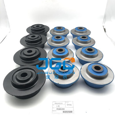 Montures en caoutchouc multiples moteur pièces d'excavatrice coussin moteur pour PC600 650