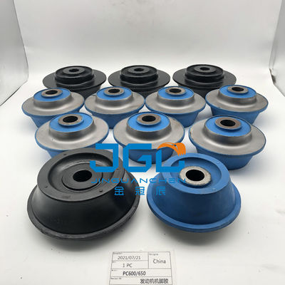 Montures en caoutchouc multiples moteur pièces d'excavatrice coussin moteur pour PC600 650