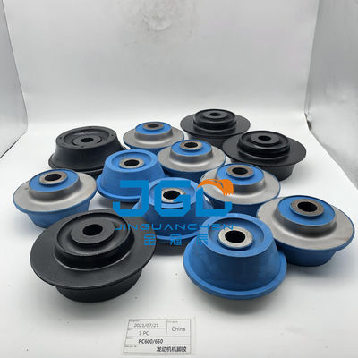Montures en caoutchouc multiples moteur pièces d'excavatrice coussin moteur pour PC600 650