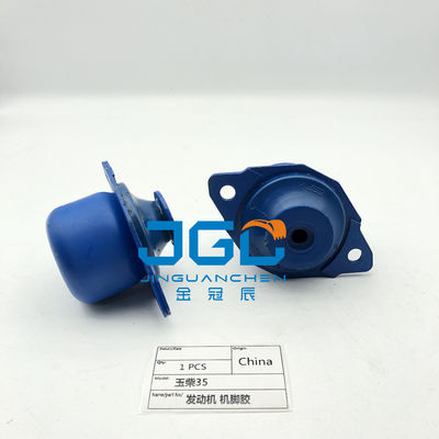 Monture du moteur de la pelle YC35 de haute qualité Taille 14 mm Monture du moteur en caoutchouc