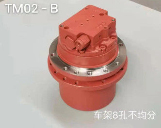 Moteur de voyage TM02 GM02 Lecteur final Assy réducteur de vitesse de l'engrenage planétaire Moteur réducteur de boîte de vitesses pour boîtier de pelleteuse