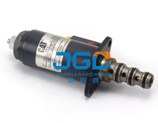Vente en gros de pièces de pièces d'excavatrice Pompes hydrauliques Pilote Serrure de sécurité Solénoïde 121-1491 Kwe5k-31 G24db30